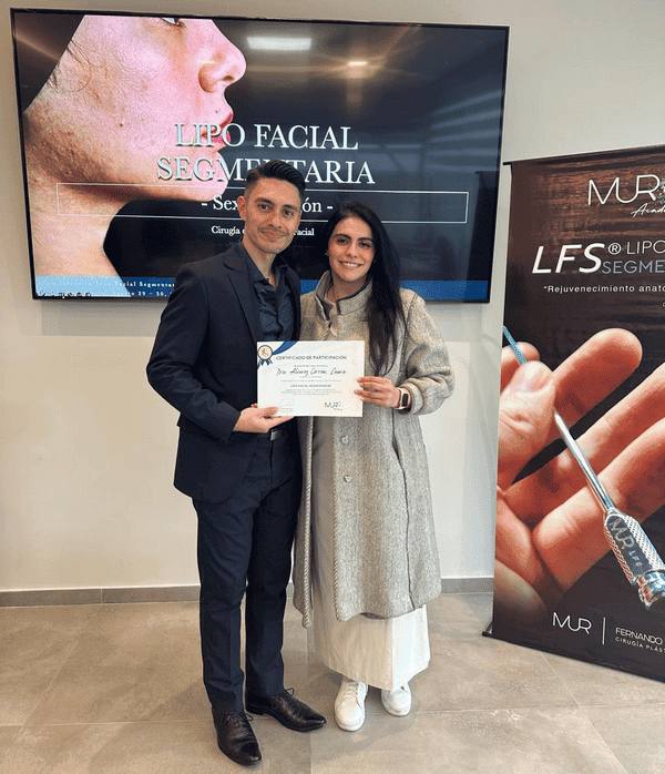 Female doctor at facial lipo congress