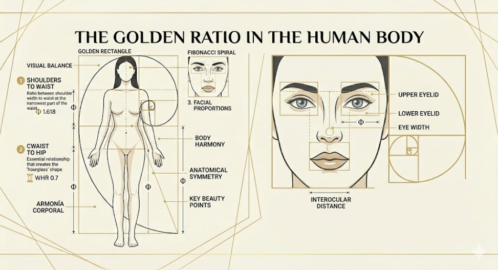 Golden ratio human body